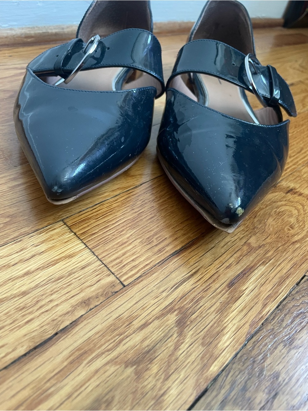 Linea Paolo Navy Patent Flats🥿🥿 - Picture 2 of 7
